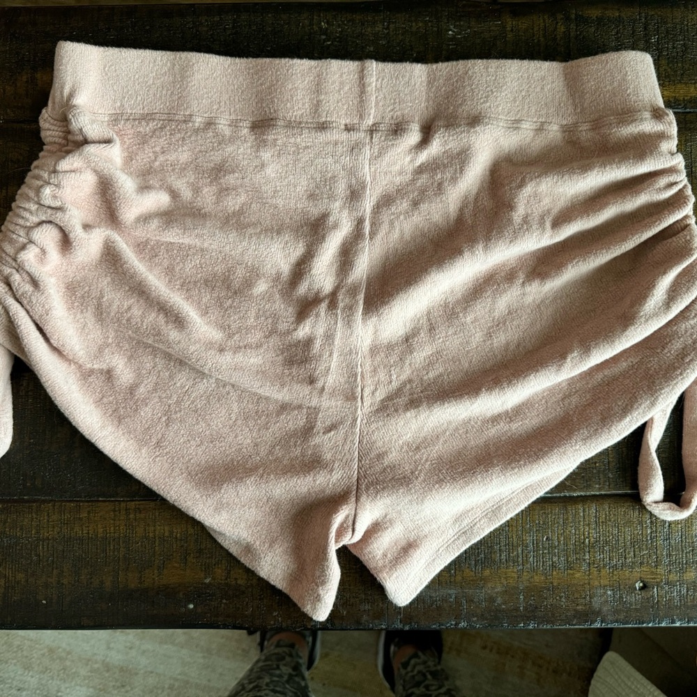 Pink Drawstring Shorts - Picture 2 of 2